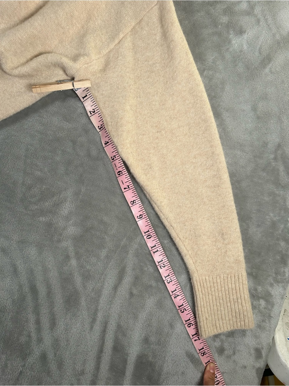 J.Crew Cropped Collared V-Neck Sweater in Beige - Picture 8 of 11